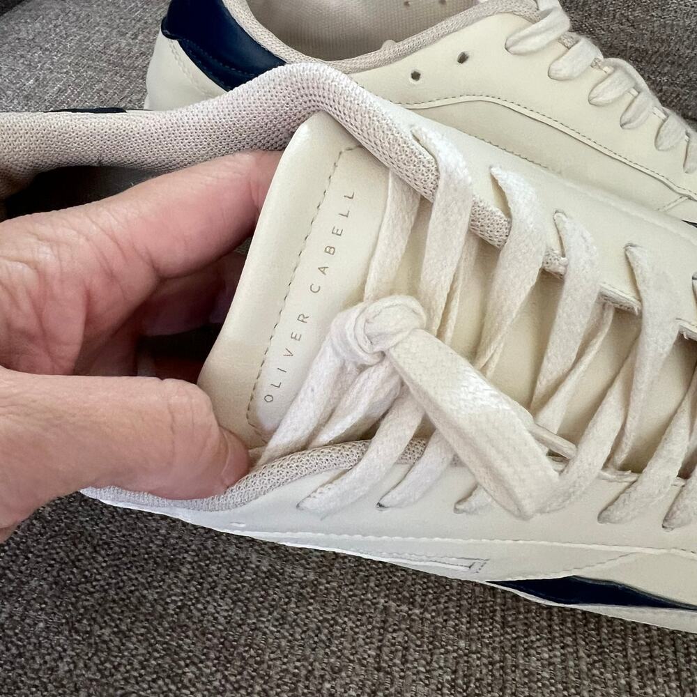 OLIVER CABELL low 1 vegan 481 Cream Sneakers men’s size EU 45 / US 11 - Picture 9 of 12